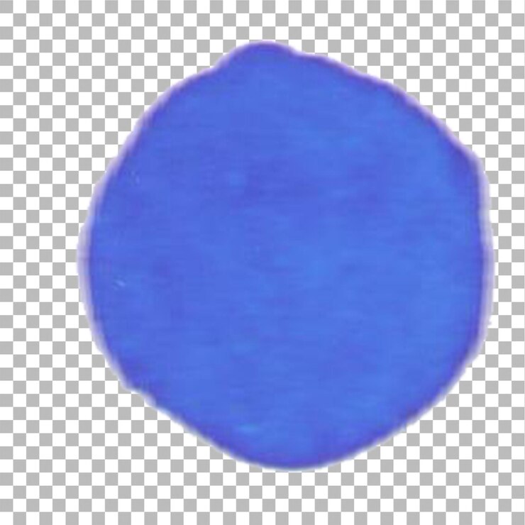 PSD el color del agua del círculo redondo aislado en un fondo plano se ajusta a su proyecto de elemento