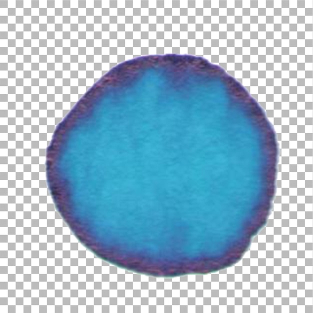 El color del agua del círculo redondo aislado en un fondo plano se ajusta a su proyecto de elemento
