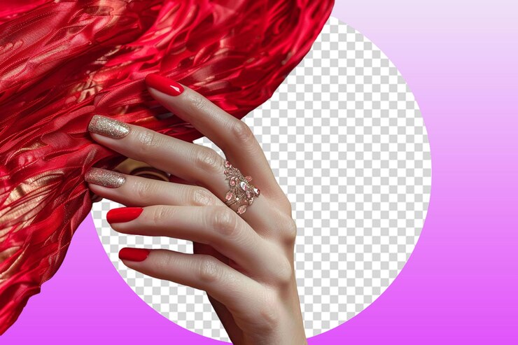 PSD color de las uñas psd