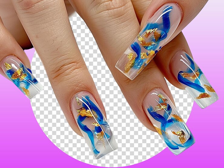PSD color de las uñas psd