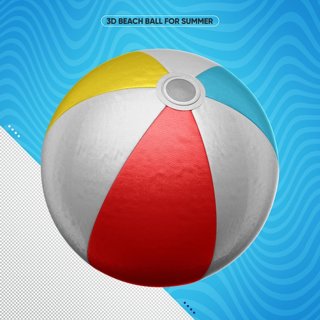 Colorato pallone da spiaggia estivo