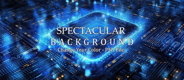 colore blu scuro Tecnologia astratta leggera