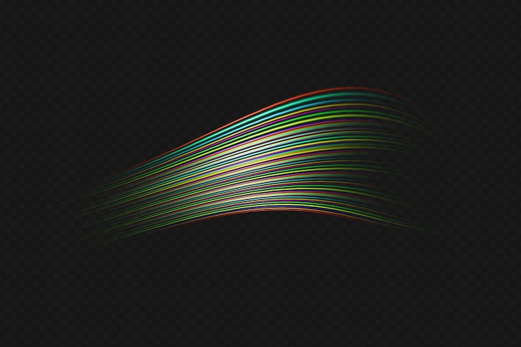 PSD colorful dynamic lines