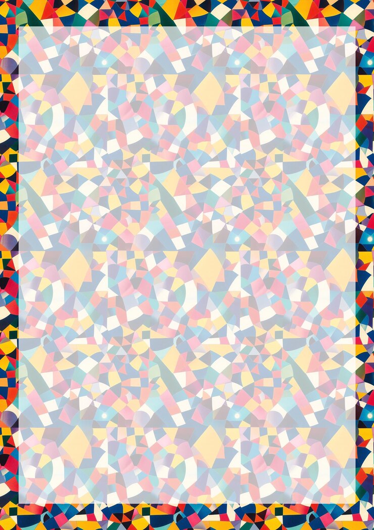 PSD colorful geometric pattern background
