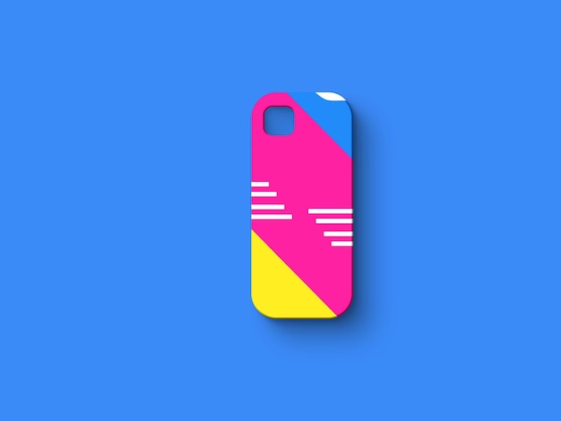 Colorful Geometric Phone Case with Abstract Design
