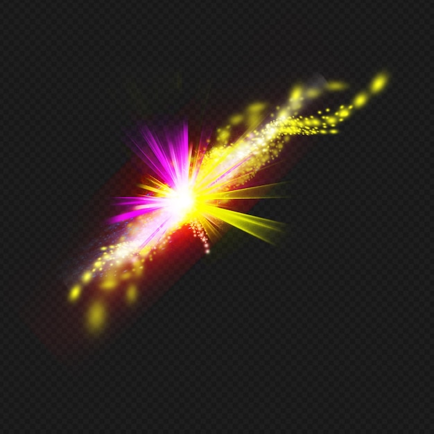 Colorful lens flare Light effects background