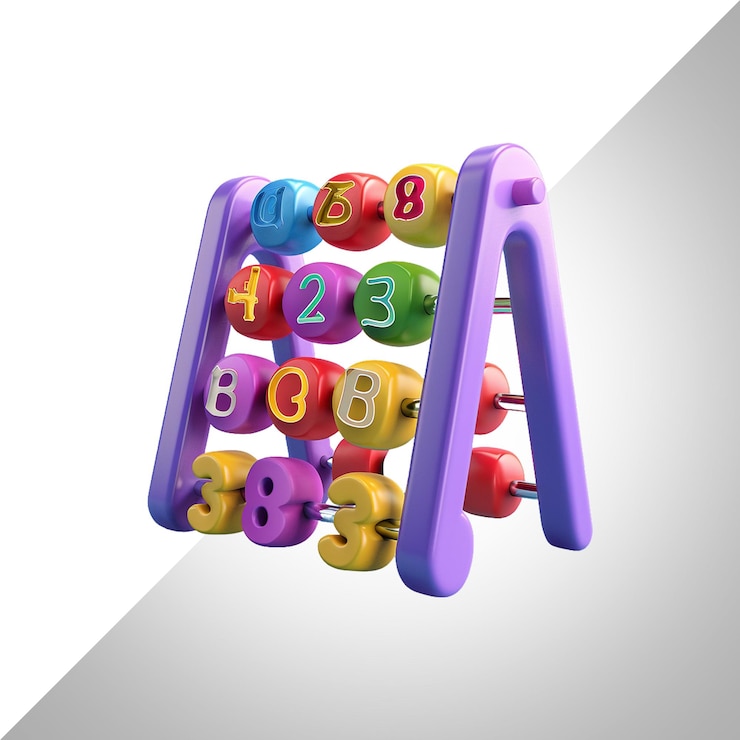 PSD a colorful number of multi colored buttons with numbers on them