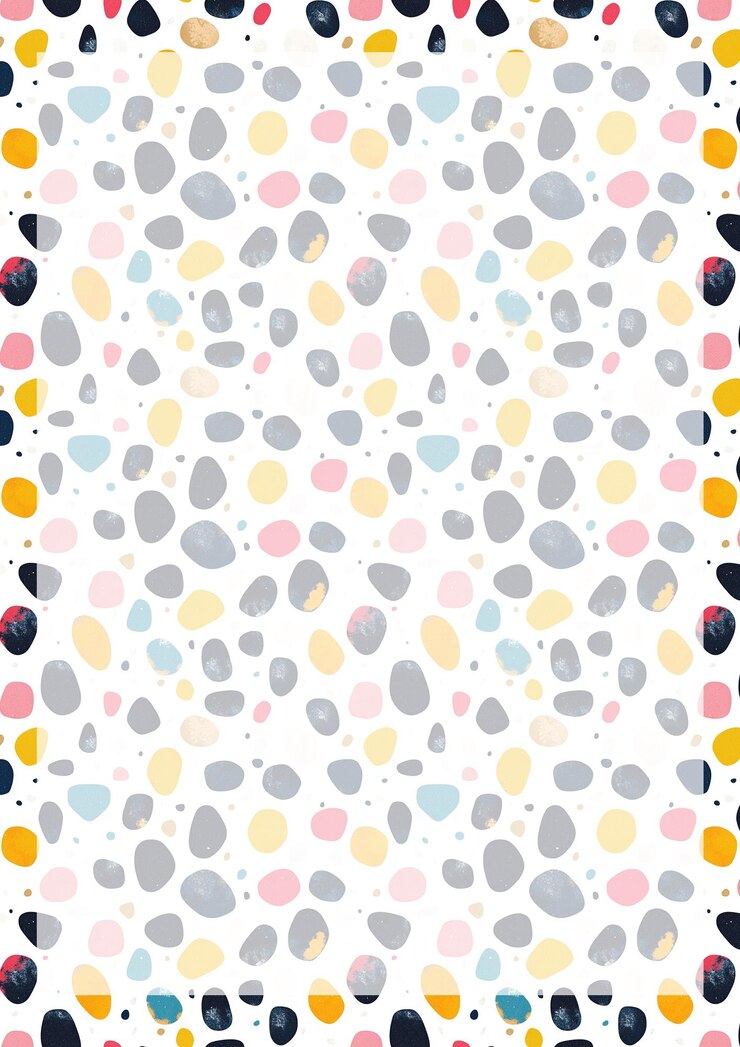 PSD colorful pebble pattern background