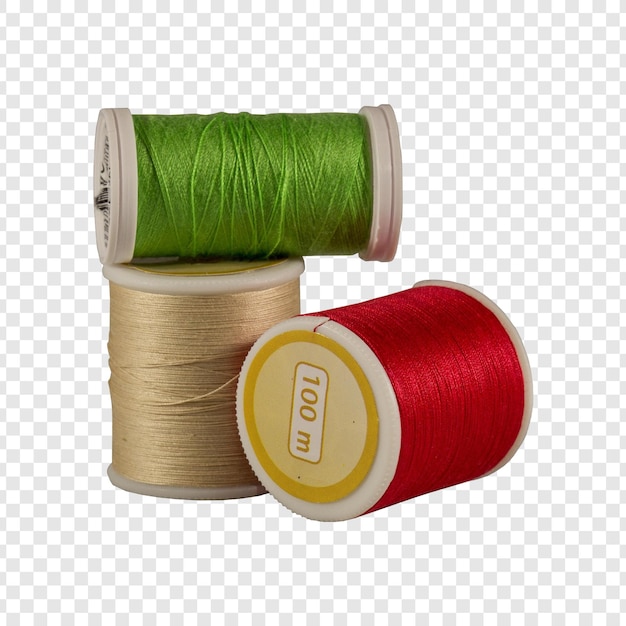 colorful spools of sewing thread