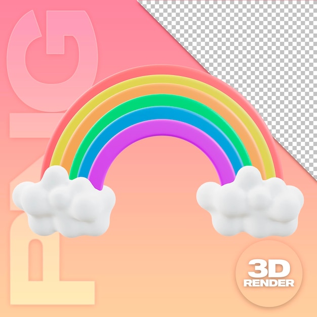 Colori dell'arcobaleno 3D LGBTQ