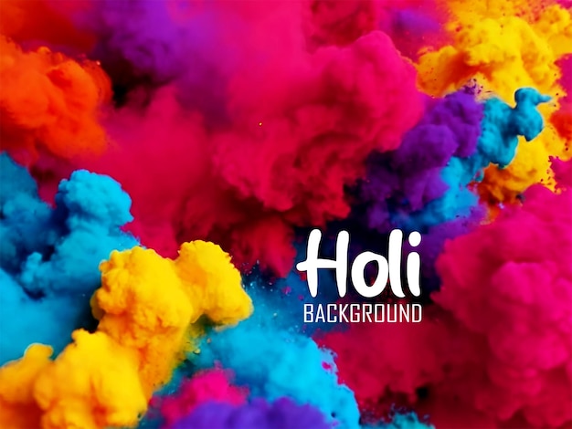 PSD el colorido fondo de holi