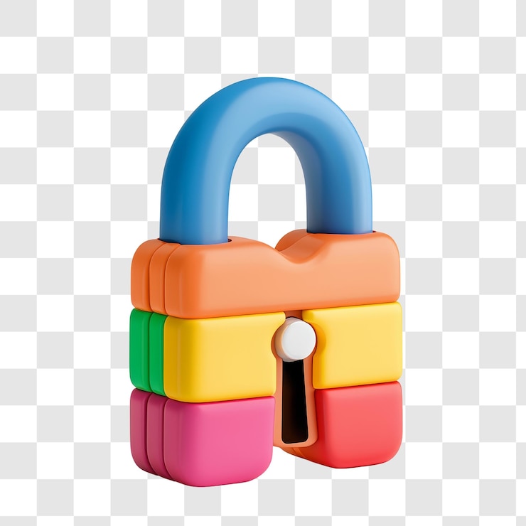 PSD coloroso bloqueo de juguete para niños juego y educación