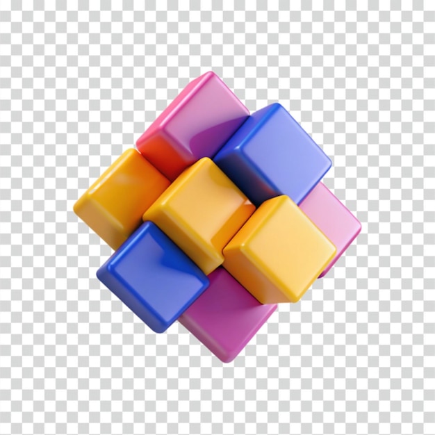 Coloroso puzzle a cubo 3D