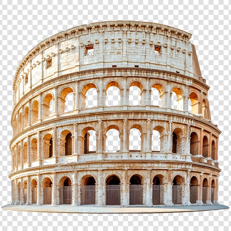 PSD colosseo architettura romana storia antica punto di riferimento iconico italia destinazione di viaggio vecchio edificio sito storico