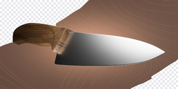 Coltelli da chef render PNG 3D per la composizione