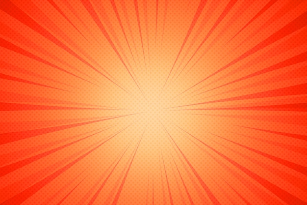 Comic-Abstrakt auf rotem Hintergrund