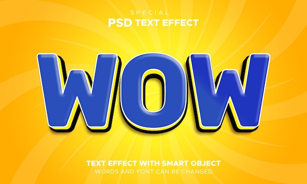 Comic Wow effetto testo