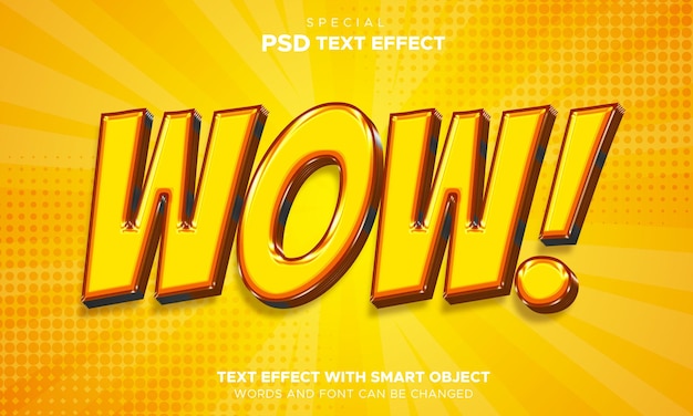 Comic Wow Text-Effekt