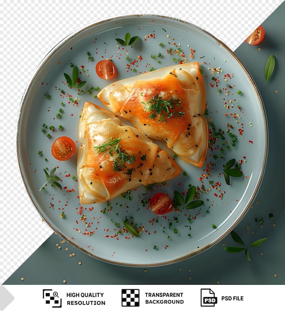 comida borek em um prato
