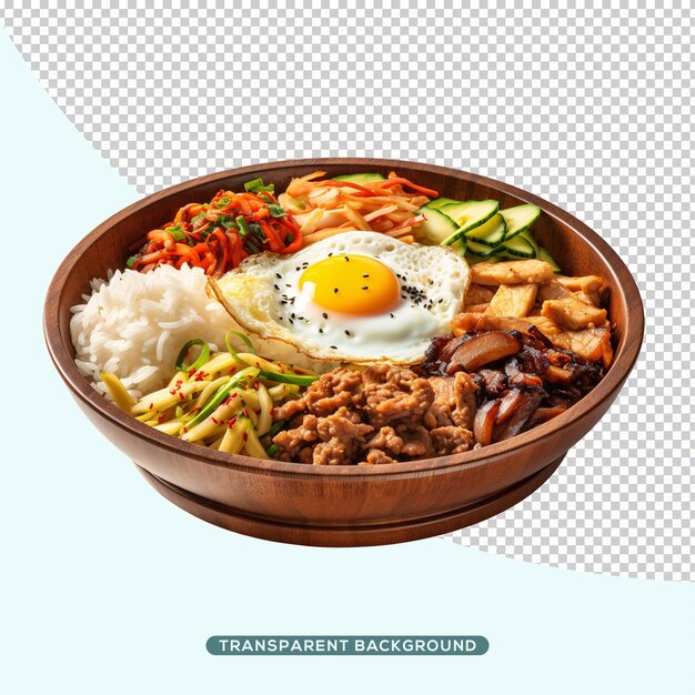 PSD comida coreana bibimbap