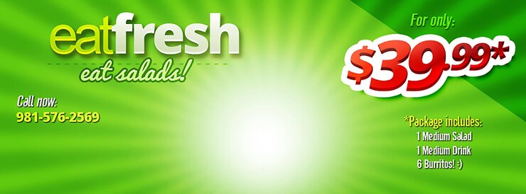 PSD comida de salada fresca