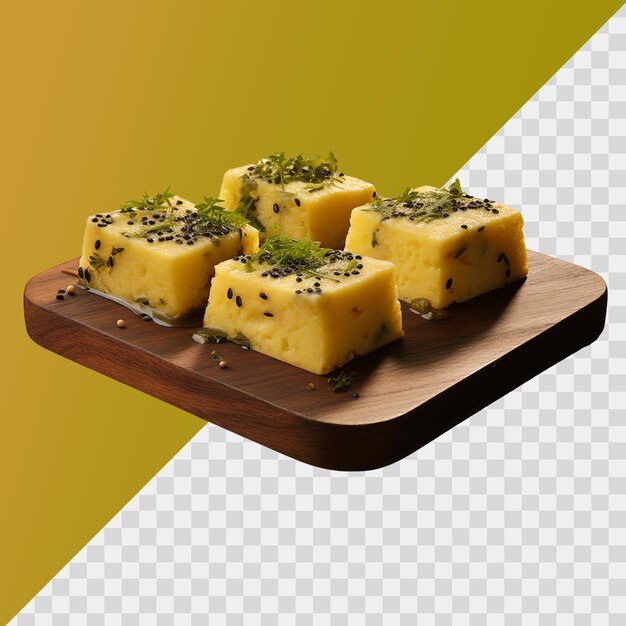 PSD comida do sul da índia dhokla arquivo psd