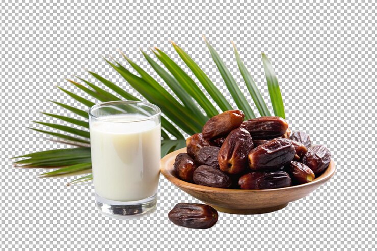 PSD comida dulce para el ramadán foto conceptual del ramadán con dulces tradicionales