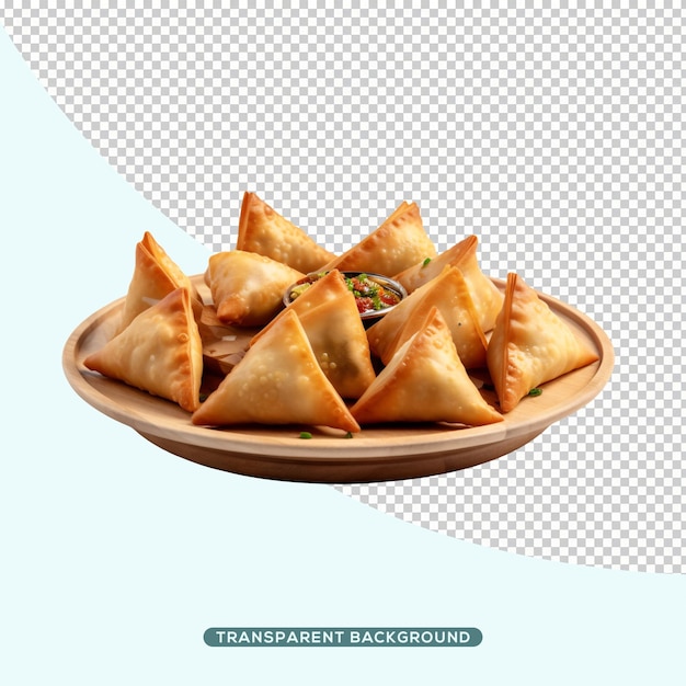 PSD comida india samosa