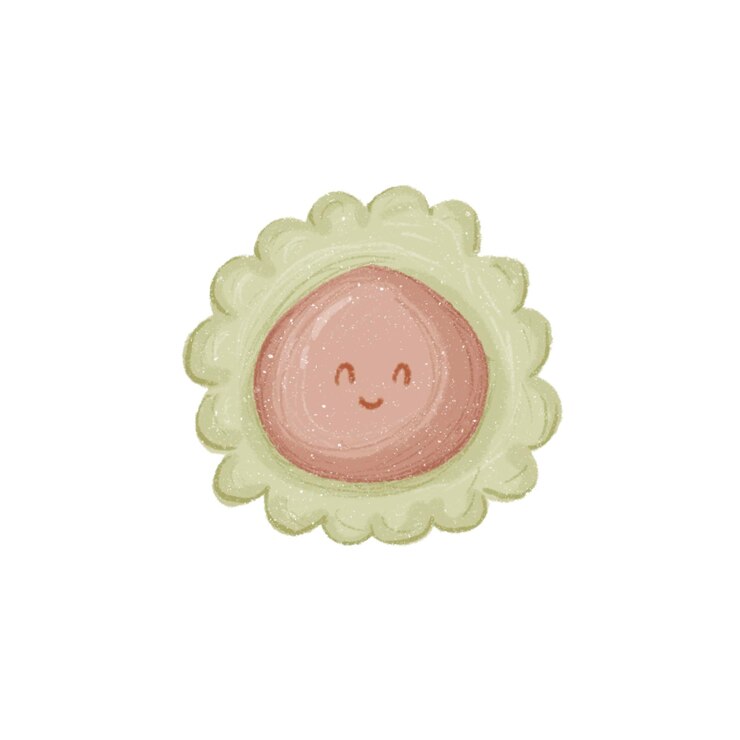 PSD comida linda ilustración de dibujo a mano textura decoración de arte