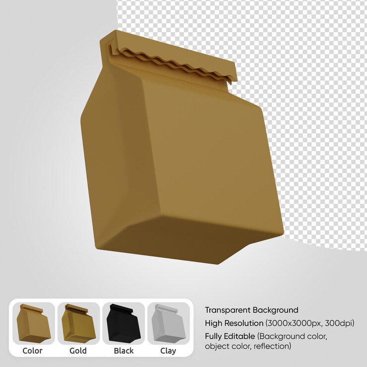 PSD comida para llevar 3d