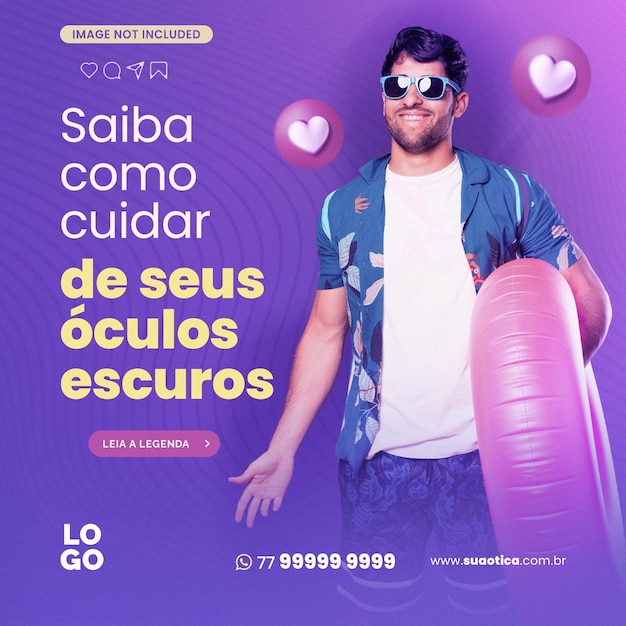 PSD como cuidar do seu oculos psd editaveis oculos otica