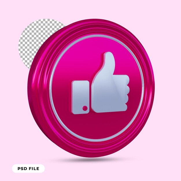 como icono 3d render aislado