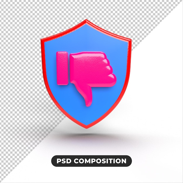 PSD como não gostar do ícone 3d