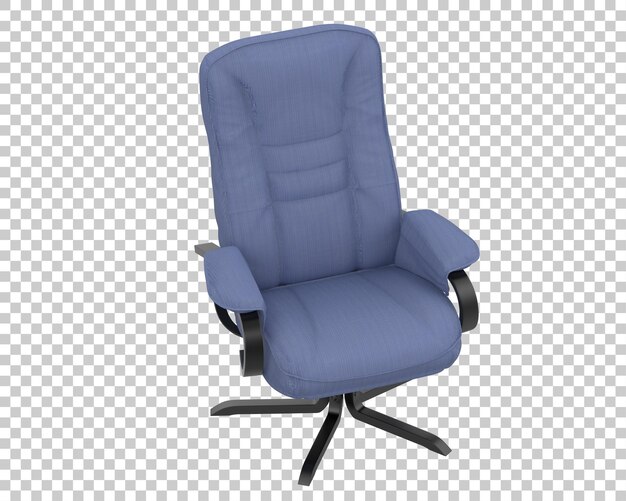 Comodidad de la silla giratoria azul