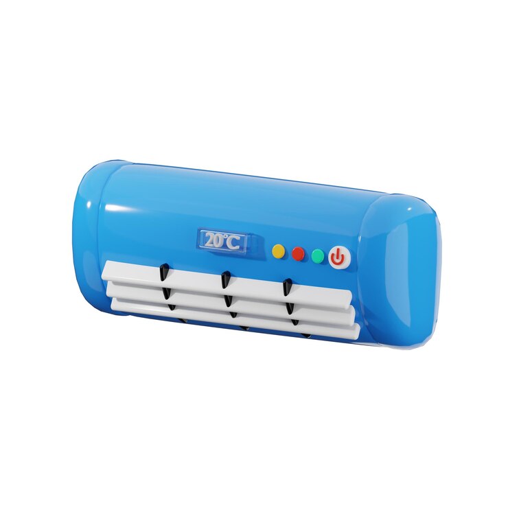 PSD compact blue electric hand warmer