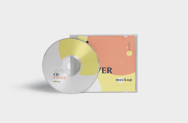 Compact disk mit kunststoffabdeckung zum verpacken von modellen