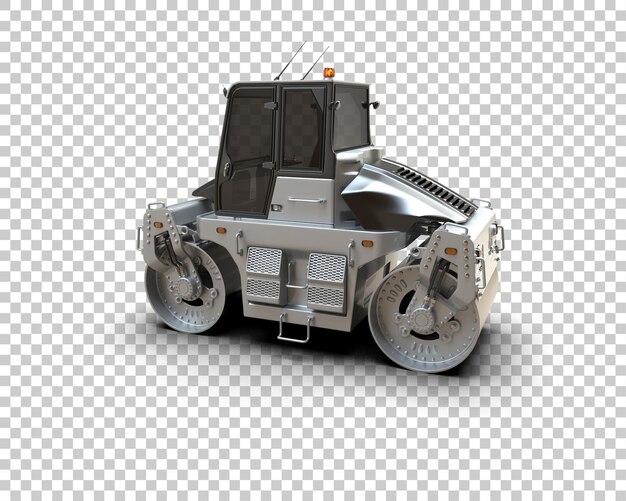 Compactor isolado no fundo ilustração de renderização 3d