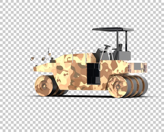 compactor isolated on background 3d rendering illustration