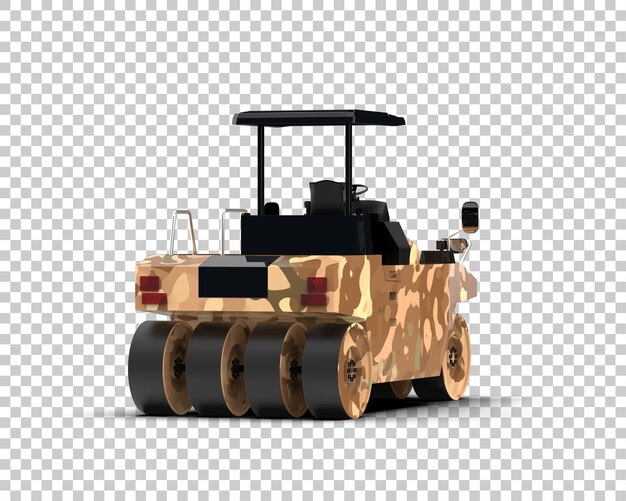 compactor isolated on background 3d rendering illustration
