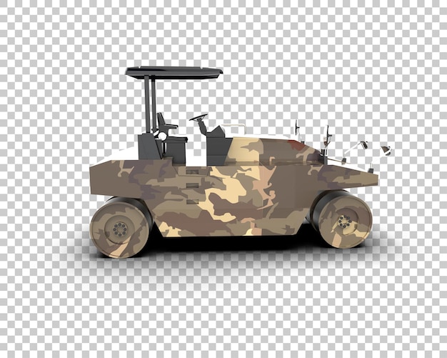 compactor isolated on background 3d rendering illustration