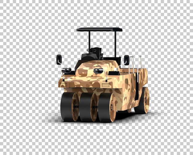 compactor isolated on background 3d rendering illustration