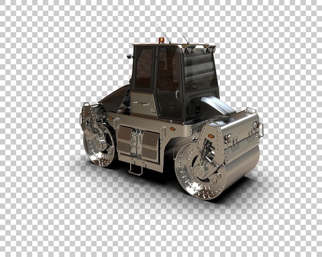 Compactor isoliert auf dem Hintergrund 3D-Rendering-Illustration