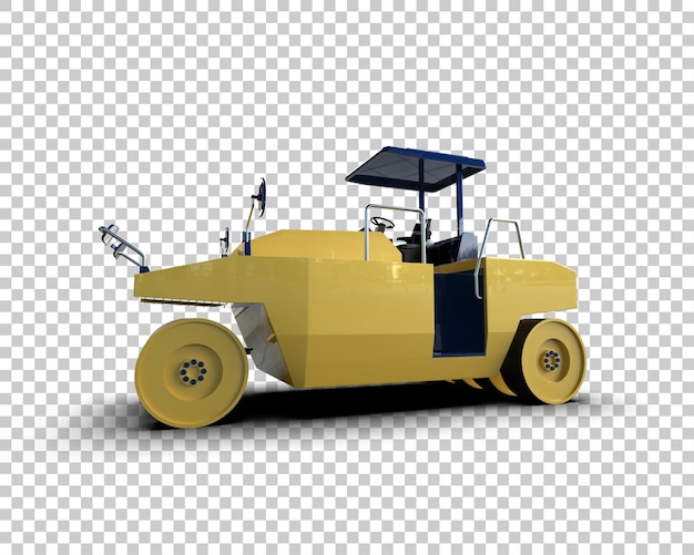 Compactor isoliert auf dem Hintergrund 3D-Rendering-Illustration