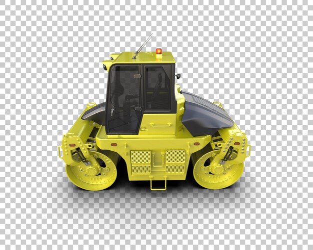 Compactor isoliert auf dem Hintergrund 3D-Rendering-Illustration
