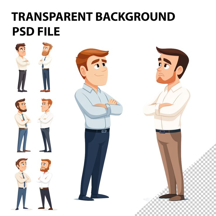 PSD comparison infographic cartoon vector illustration white background