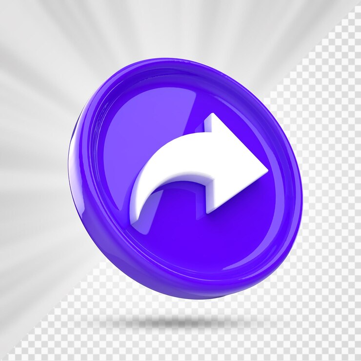 PSD compartir icono compartir botón . elemento 3d