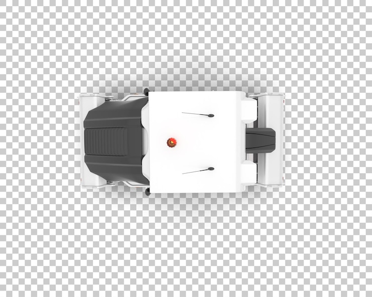 PSD compattatore isolato sullo sfondo illustrazione di rendering 3d
