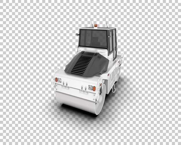Compattatore isolato sullo sfondo illustrazione di rendering 3D