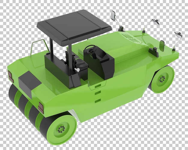 Compattatore su sfondo trasparente 3d rendering illustrazione