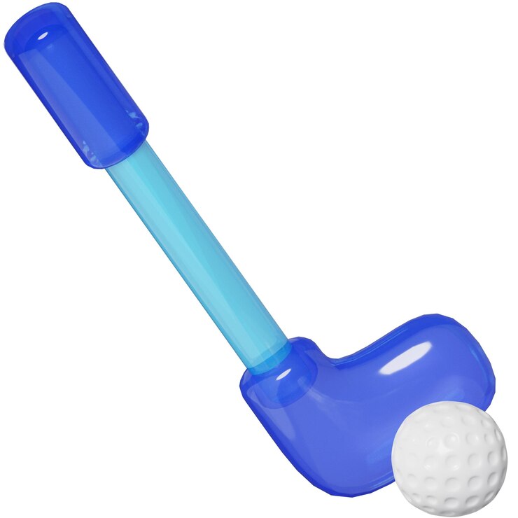 PSD competición de juegos deportivos de golf en 3d